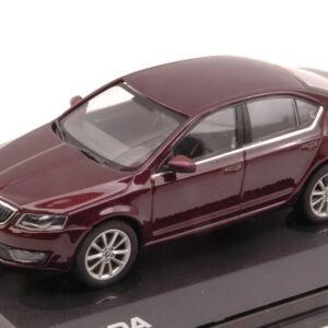 Modellino auto scala 1:43 SKODA OCTAVIA III 2013 ROSSO diecast modellismo statico