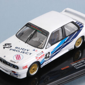Modellino auto rally scala 1:43 Ixo BMW M3 E30 WTCC DIJON 1987 J.CECCOTTO-G.BRANCATELLI diecast modellismo