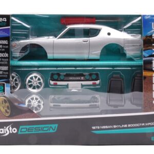 Modellino auto kit di montaggio model kit Maisto NISSAN SKYLINE 2000GT (KPGC 110) 1973 KIT 1:24 modellismo