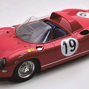 Modellino auto scala 1:18 Tecnomodel FERRARI 330P LE MANS 1964 BANDINI-SURTEES modellismo