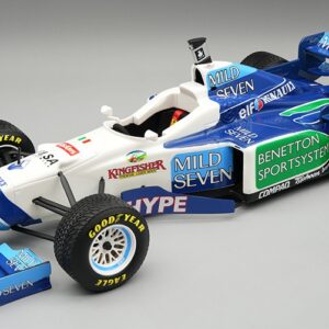 Modellino auto formula 1 F1 scala 1:18 Tecnomodel BENETTON B196 N.3 BRAZIL GP 1996 RAIN TYRES J.ALESI modellismo
