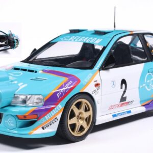 Modellino auto scala 1:18 SUBARU IMPREZA WRC YPRES RALLY 1998 diecast modellismo