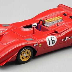 Modellino auto scala 1:43 Tecnomodel FERRARI 612P CAN-AM N.16 3rd WATKINS 1969 C.AMON modellismo