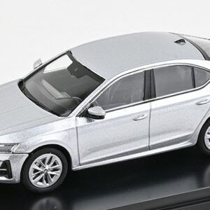 Modellino auto scala 1:43 SKODA OCTAVIA IV FL 2024 SILVER diecast modellismo statico