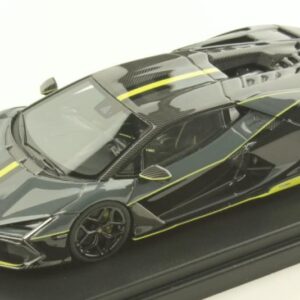 Modellino auto scala 1:43 Looksmart  LAMBORGHINI REVUELTO GRIGIO TELESTO AND NERO NOCTISVERDE SCANDAL modellismo