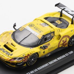Modellino auto scala 1:64 Looksmart  FERRARI 296 GT3 N.50 FIA GT WORLD CUP YE YIFEI 1:64 racing modellismo