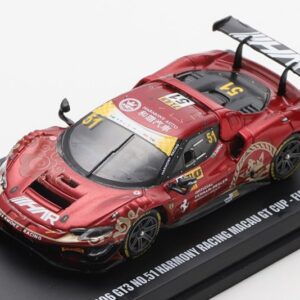Modellino auto scala 1:64 Looksmart  FERRARI 296 GT3 N.51 FIA GT WORLD CUP D.G.SERRA 1:64 racing modellismo