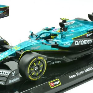 Modellino auto formula 1 F1 scala 1:24 Burago ASTON MARTIN AMR 25 N.14 2025 FERNANDO ALONSO SIGNATURE 1:24 modellismo