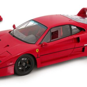 Modellino auto scala 1:12 FERRARI F40 WEIGHT 1990 RED diecast modellismo statico