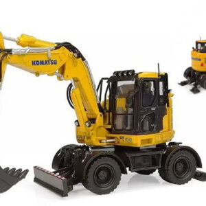 Modellino  Universal Hobbies  ESCAVATORE A RUOTE KOMATSU PW138-MR11 1:32 modellismo