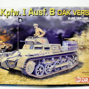 Modellino model kit montaggio carri armati tank PZ.KPFW I AUSF B DAK VERSION dragon scala 1:35 modellismo