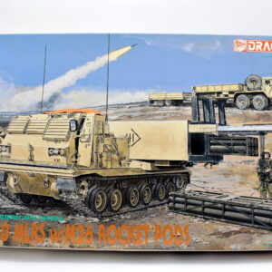 Modellino model kit montaggio carri armati tank M270 MLRS W/M26 ROCKET PODS dragon scala 1:35 modellismo