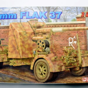 Modellino model kit montaggio carri armati tank 88MM FLAK 37 dragon scala 1:35 modellismo