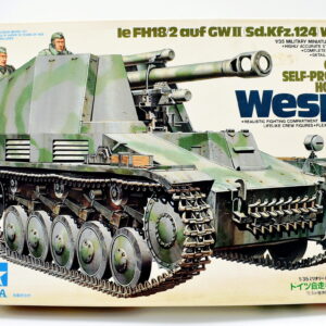 Modellino model kit montaggio carri armati tank GERMAN SELF PROPELLED HOWITZER WESPE tamiya scala 1:35 modellismo