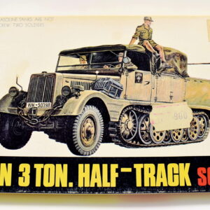 Modellino model kit montaggio carri armati tank GERMAN 3 TON.HALF-TRACK SD. KFZ. 11 esci scala 1:72 modellismo