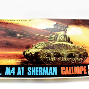 Modellino model kit montaggio carri armati tank U.S. M4 A1 SHERMAN esci scala 1:72 modellismo