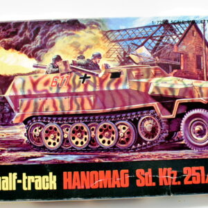 Modellino model kit montaggio carri armati tank GERMAN HALF-TRACK HANOMAG SD. KFZ 251/16 esci scala 1:72 modellismo
