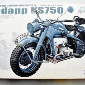 Modellino moto model kit montaggio ZUNDAPP KS750 scala 1:35 modellism