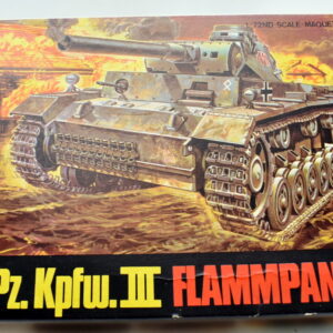 Modellino model kit montaggio carri armati tank GERMAN PZ.LPFW. III FLAMMPANZER esci scala 1:72 modellismo