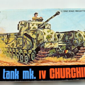 Modellino model kit montaggio carri armati tank BRITISH TANK MK. IV CHURCHILL esci scala 1:72 modellismo