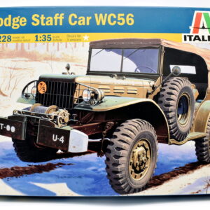 Modellino auto scala 1:35 DODGE STAFF CAR WC56 italeri model kit di montaggio da montare
