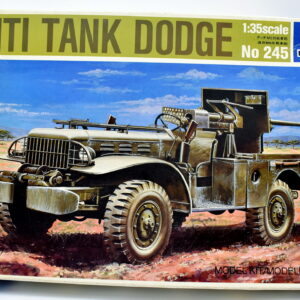 Modellino auto jeep scala 1:35 ANTI TANK DODGE italeri model kit di montaggio da montare