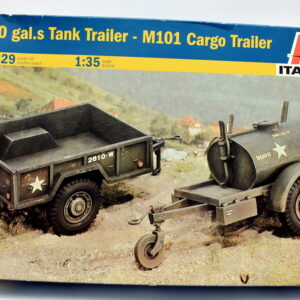 Modellino scala 1:35 250 GAL.S TANK TRAILER italeri model kit di montaggio