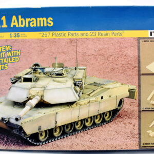Modellino model kit montaggio carri armati tank M1 A1 ABRAMS italeri scala 1:35 modellismo