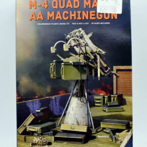 Modellino model kit montaggio M-4 QUAD MAGNUM AA MACHINEGUN miniart scala 1:35 modellismo