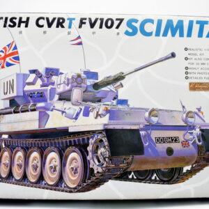 Modellino model kit montaggio carri armati tank BRITISH CVRT FV107 SCIMITAR afv club scala 1:35 modellismo