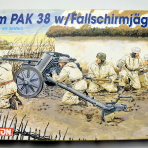 Modellino model kit montaggio carri armati tank 5CM PAK 38W/FALLSCHIRMJAGER dragon scala 1:35 modellismo