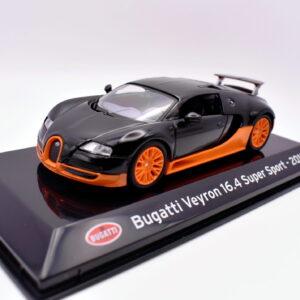 Modellino auto scala 1:43 bugatti veyron 16.4 super sport diecast modellismo statico