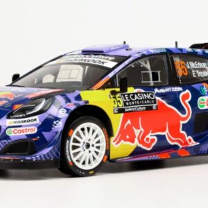 Modellino auto scala 1:18 Ixo FORD PUMA RALLY MONTE CARLO 2025 MCERLEAN-TREACY modellismo