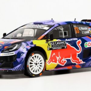 Modellino auto scala 1:18 Ixo FORD PUMA RALLY MONTE CARLO 2025 MUNSTER-LOUKA modellismo