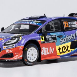 Modellino auto rally scala 1:43 Ixo Model FORD PUMA RALLY1 WRC N.22 RALLY SWEDEN 2025 SESKS-FRANCEVIC modellismo