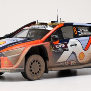 Modellino auto rally scala 1:18 Ixo Model  HYUNDAI i20 N N.8 RALLY1 SAFARI KENYA 2025 TANAK-JARVEOJA modellismo