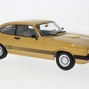 Modellino auto scala 1:18 ModelCarGroup  FORD CAPRI III 1978 GOLD diecast modellismo statico