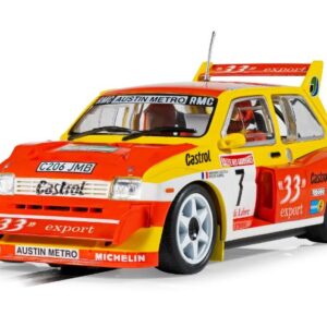 Modellino slot car Scalextric  AUSTIN METRO 6R4 DIDIER AURIOL SLOT 1:32 modellismo