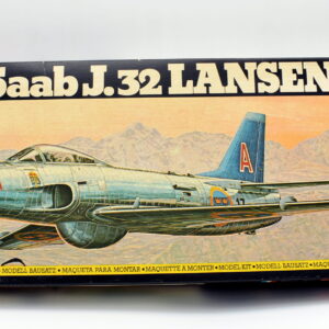 Modellino aereo model kit montaggi SAAB J.32 LANSEN heller scala 1:72 modellismo
