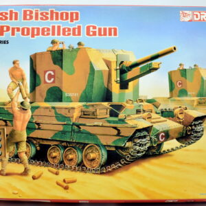 Modellino model kit montaggio carri armati tank BRITISH BISHOP SELF PROPELLED GUN dragon scala 1:35 modellismo