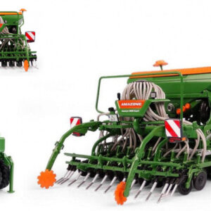 Modellino trattore Universal Hobbies SEMINATRICE AMAZONE CENTAYA 3000 SUPER + T-PACK 1:32 diecast modellismo