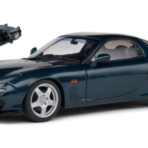 Modellino auto scala 1:18 Solido MAZDA RX-7 FD RS COUPE BLUE diecast modellismo statico