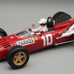 Modellino auto formula 1 F1 scala 1:18 Tecnomodel  FERRARI 312 F1 N.10 NURBURGRING GP 1966 M.PARKES CVETRINA E PILOTA modellismo
