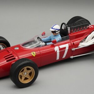 Modellino auto formula 1 F1 scala 1:18 Tecnomodel  FERRARI 312 F1 N.17 MONACO GP 1966 J.SURTEES CVETRINA E PILOTA modellismo