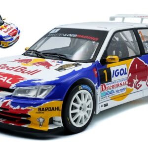 Modellino auto scala 1:18 Solido PEUGEOT 306 MAXI RALLY DU VAR 2017 modellismo diecast