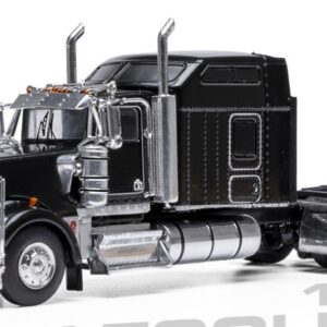 Modellino camion scala 1: Ixo Model KENWORTH W900 SLEEPER CAB 1990 BLACK 1:64 truck lorry modellismo statico