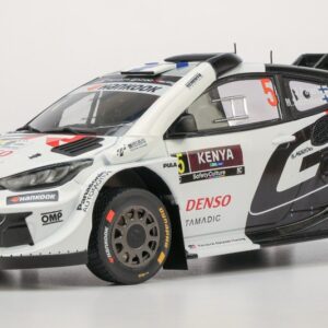 Modellino auto rally scala 1:18 Ixo Model TOYOTA GR YARIS N.5 SAFARI RALLY KENYA 2025 PAJARI-SALMINEN modellismo