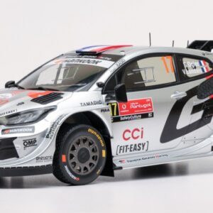 Modellino auto rally scala 1:18 Ixo Model TOYOTA GR YARIS N.17 RALLY PORTUGAL 2025 S.OGIER-V.LANDAIS modellismo