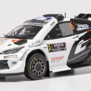 Modellino auto rally scala 1:43 Ixo Model TOYOTA GR YARIS N.5 SAFARI DALLY KENYA 2025 PAJARI-SALMINEN modellismo