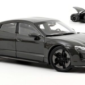 Modellino auto scala 1:18 Norev PORSCHE TAYCAN TURBO S 2024 GREY diecast modellismo statico